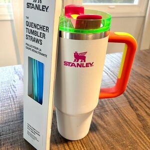 Neon Stanley 30oz Quencher Tumbler